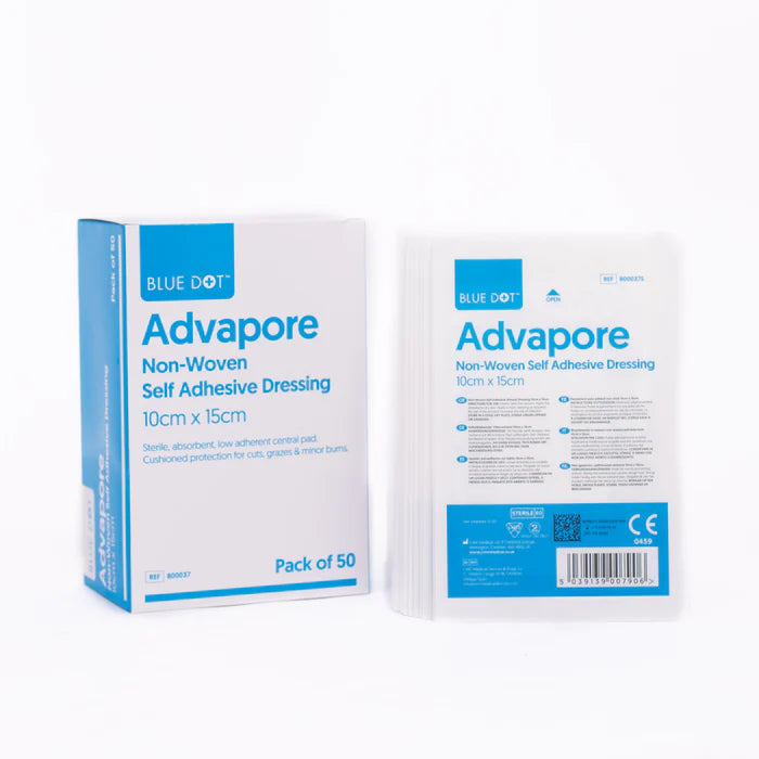 Advapore Adhesive Wound Dressing 10cm x 15cm