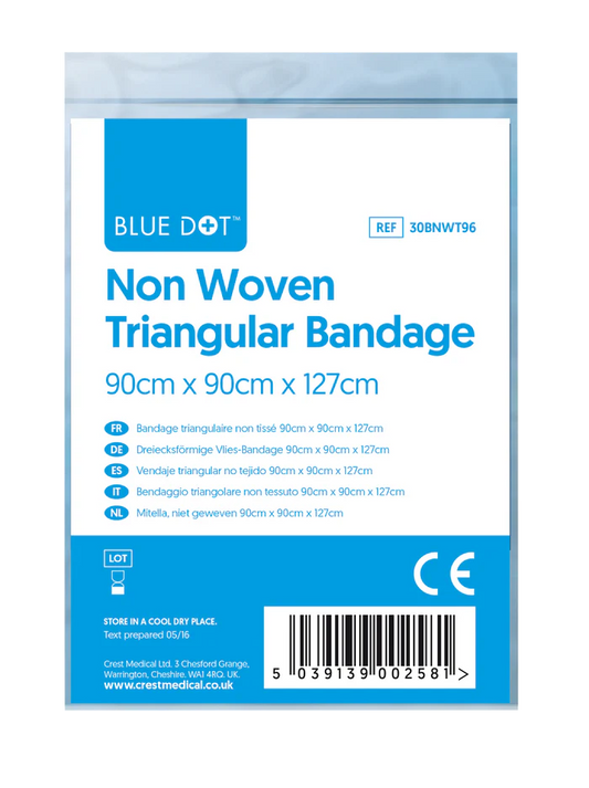 Blue Dot Triangular Bandages